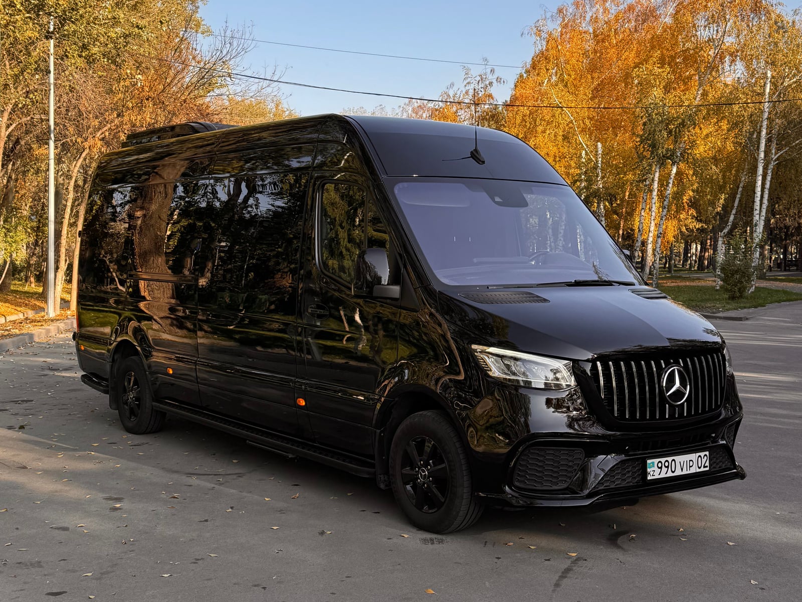 Mercedes-Benz Sprinter VIP с водителем — микроавтобус для перевозки делегаций в Алматы